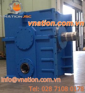 straight-toothed gear reducer / bevel / custom / two-stage