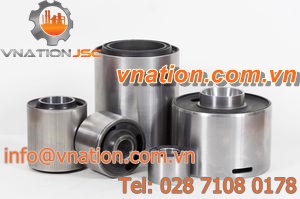 spring / vibration damper / cylindrical / rail / roller