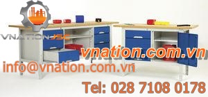 wooden workbench / for heavy loads