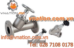 plug type valve / manual / control / for steam