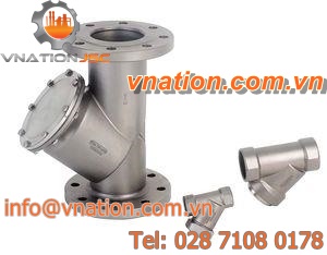 gas filter / strainer / process / Y