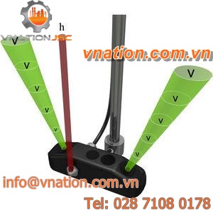 ultrasonic flow meter / Doppler / for water / vertical-mount