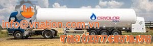 cryogenic semi-trailer / 3-axle / for liquefied natural gas