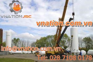 liquified gas tank / cryogenic / storage / metal