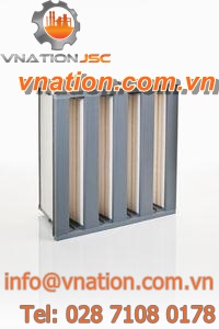 air filter / gas / panel / low-pressure