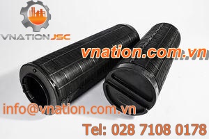 gas filter / air / activated carbon / cylindrical
