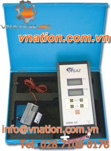 gas analyzer / oxygen / carbon dioxide / power