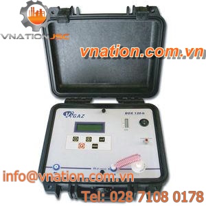 gas analyzer / oxygen / carbon dioxide / temperature