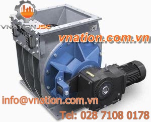 pneumatic conveying rotary valve / square-flange / explosion-proof