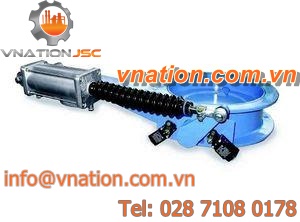 butterfly valve / pneumatic / metal