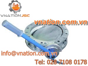 butterfly valve / pneumatic / double-flange