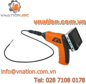 flexible boroscope / LCD display / industrial