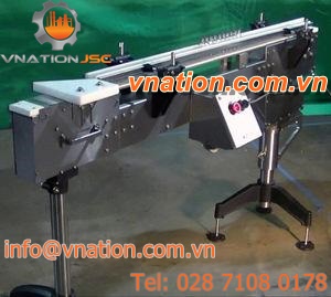 belt conveyor / for small loads / height-adjustable / horizontal
