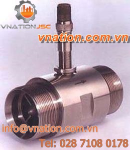 turbine flow meter / for gas / for liquids / in-line