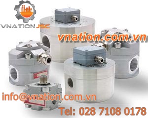 oval gear flow meter / for water / rugged / compact