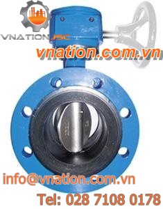 butterfly valve / manual / double-flange