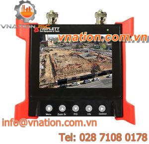 LCD monitor / rugged / video surveillance / panel-mount
