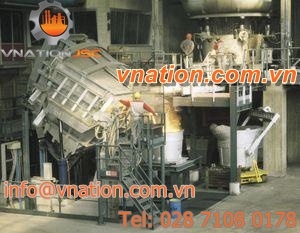 melting furnace / bell / induction / air circulating