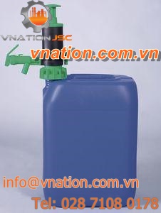 acid pump / for chemicals / manual / piston