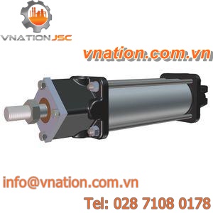 pneumatic cylinder / double-acting / cast head / severe service