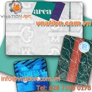 identification label / security / adhesive