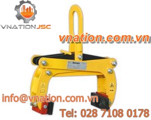 horizontal lifting clamp / for building materials