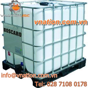 water storage tank / steel / vertical