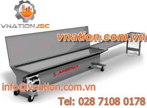 impregnation tank / stainless steel / horizontal