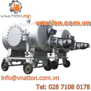 pressure vessel / storage / metal / horizontal