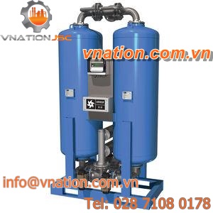 heatless desiccant compressed air dryer / regenerative adsorption / medium-size / high-quality