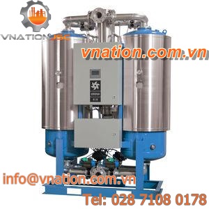 heat regenerative adsorption compressed air dryer / high-quality / high-capacity / blower purge