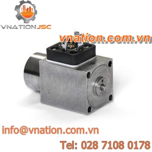 servo-driven solenoid valve / pneumatic / seat / proportional