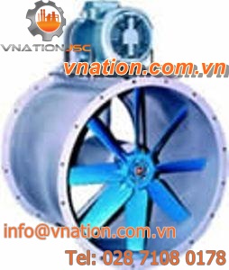 axial fan / fume exhaust / belt-driven / industrial