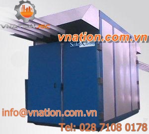 curing oven / polymerization / heating / hook