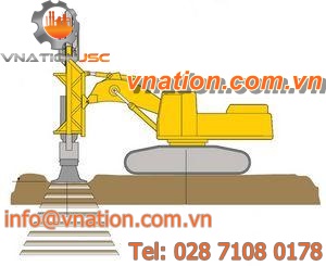 rapid impact compactor for excavator