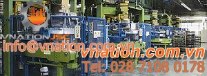 hydraulic press line / for friction lining / for production