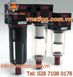 compressed air filter / condensate / pressure