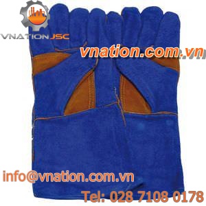 welding gloves / fire-retardant / fabric