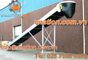 belt conveyor / construction / drum motor / aluminum