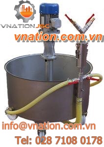 industrial agitator / shaft-drive / vertical / for open medium-sized tanks