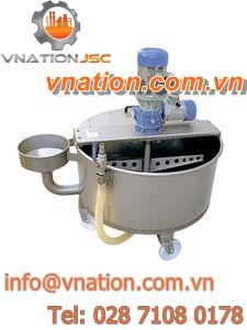 industrial agitator / shaft-drive / vertical / for closed medium-sized tanks