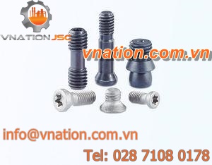 six-lobe screw / countersunk head / clamping
