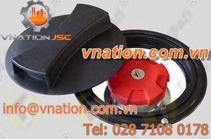 round plug / male / threaded / plastic