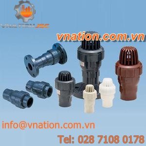 ball check valve / flange / for the chemical industry