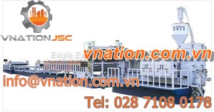 plastic sheet extrusion line / sheet / for HDPE / multilayer