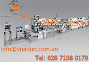 fully-automatic assembly line / marking / cutting / for sensor units