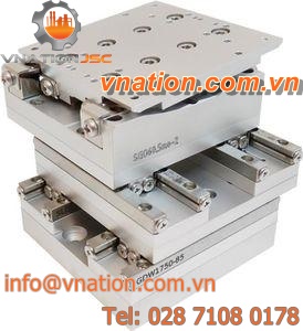 goniometer stage / for high-precision angular alignment