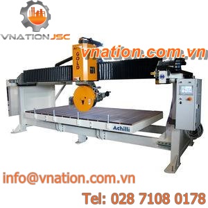 cut-off saw / bridge / for stone / for marble