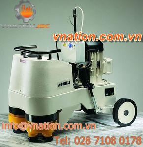 manually-controlled polishing machine / for floors / sanding / double-head