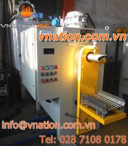high-speed packing machine / for powders / semi-automatic / for valve bags
